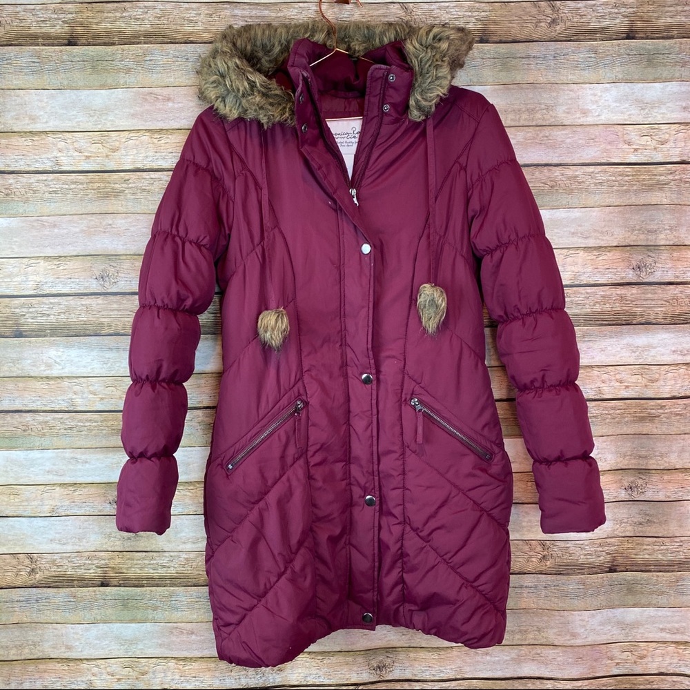 American Rag Puffer Coat-Long - Picture 2 of 8